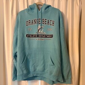 Blue Graphic Hoodie